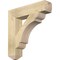 Ekena Millwork Olympic Craftsman Rough Sawn Bracket, Douglas Fir, 4"W x 20"D x 20"H BKT04X20X20OLY04RDF - alternate 1